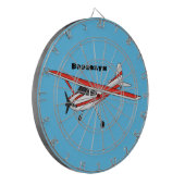 Tricycle gear aircraft cartoon ダーツボード (正面左)