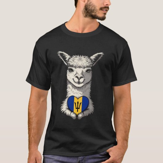 Trident Barbados Alpaca Bajan Roots Bajan Pride He Tシャツ (正面)