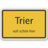 Trier Aufkleber Sticker Autoaufkleber シール (正面)