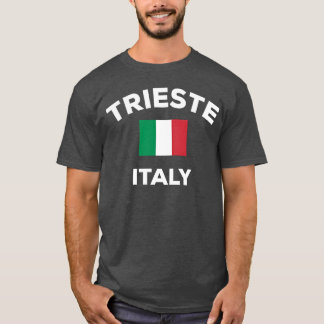 Trieste Italy Italia Italian Flag Cityourist funny Tシャツ