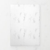 Trifold Card Minimalist Elegant Neutral Design 三つ折りカード (カバー)