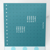 Trifold Letter Fold Announcement 三つ折り案内状 (内部最初)