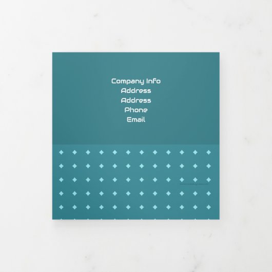 Trifold Letter Fold Announcement 三つ折り案内状 (カバー)