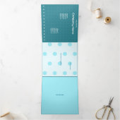 Trifold Letter Fold Announcement 三つ折り案内状 (内部)