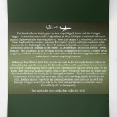 Trifold Letter Fold Invitation 三つ折り招待状 (内部中)