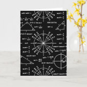 Trig及び三角形 カード (黄色い花)