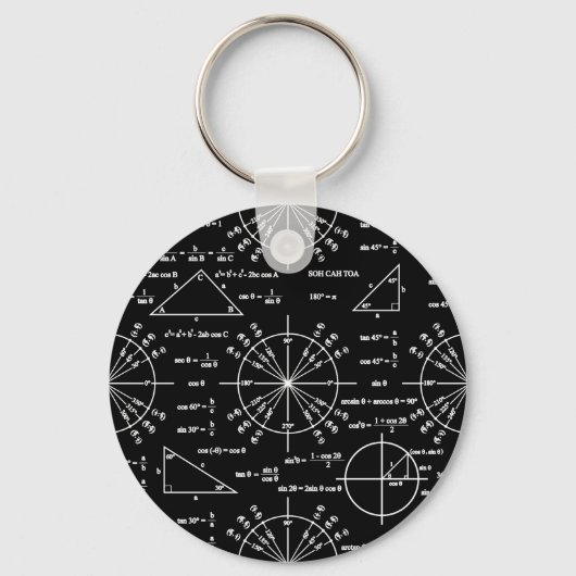 Trig & Triangles キーホルダー (正面)