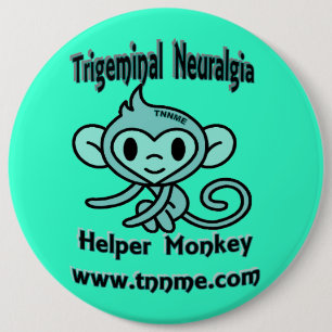 Trigeminal神経痛の助手猿Pin. 缶バッジ