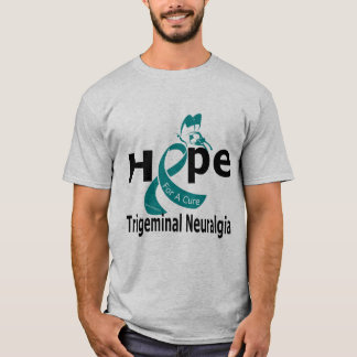 Trigeminal神経痛の希望のリボンのワイシャツ Tシャツ