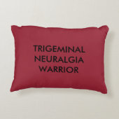 Trigeminal神経痛の認識度の枕 アクセントクッション (裏面)