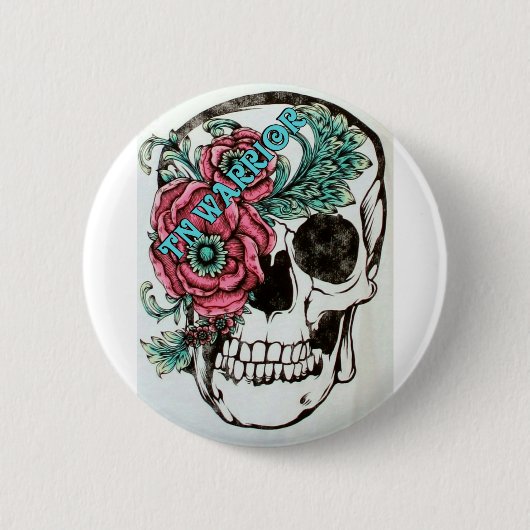 Trigeminal神経痛の認識度 缶バッジ (正面)