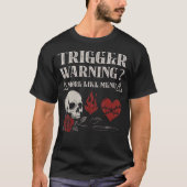 Trigger Warning Dark Romance Reader Spicy Bookish  Tシャツ (正面)