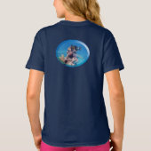Triggerfish at coral reef - Photographic Design |  Tシャツ (裏面)