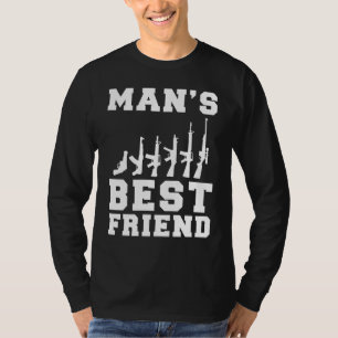 Triggging Chunkles:銃 – Mans 最高の Friend Tee for Tシャツ