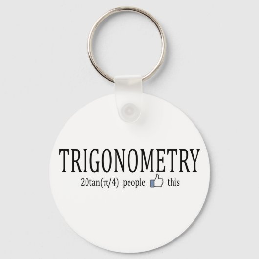Trigonometry_facebookの形式 キーホルダー (正面)