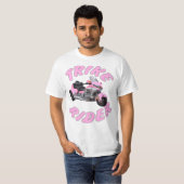 Trikeのピンクのライダー Tシャツ (正面フル)