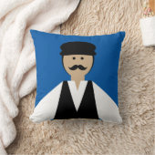 Trikeriギリシャの人のダンサーの装飾用クッション クッション (ブランケット)