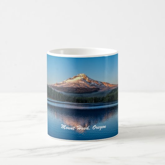 trillium湖からの山のフード コーヒーマグカップ (中央)