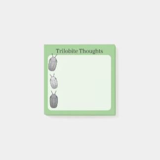 Trilobite Thoughts- Prehistoric Fossil ポストイット