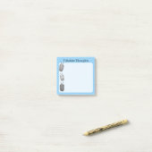 Trilobite Thoughts- Prehistoric Fossil ポストイット (デスク上)