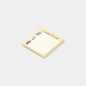 Trilobite Thoughts- Prehistoric Fossil ポストイット (アングル)