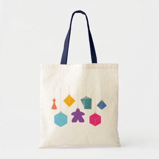 Trim the Tree with Board Games Basic Tote トートバッグ (正面)