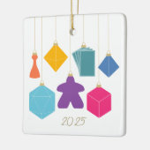 Trim the Tree with Board Games Ceramic Ornament セラミックオーナメント (左)