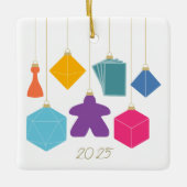Trim the Tree with Board Games Ceramic Ornament セラミックオーナメント (正面)