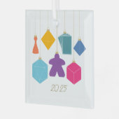 Trim the Tree with Board Games Glass Ornament ガラスオーナメント (正面左)