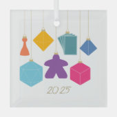 Trim the Tree with Board Games Glass Ornament ガラスオーナメント (正面)