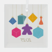 Trim the Tree with Board Games Glass Ornament ガラスオーナメント (裏面)