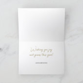 Trim the Tree with Board Games Holiday Card カード (内部)