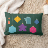 Trim the Tree with Board Games Lumbar Pillow ランバークッション (ブランケット)