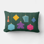 Trim the Tree with Board Games Lumbar Pillow ランバークッション (正面)