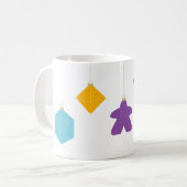 Trim the Tree with Board Games Mug コーヒーマグカップ (正面左)