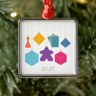 Trim the Tree with Board Games Premium Ornament メタルオーナメント