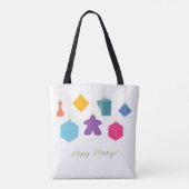 Trim the Tree with Board Games Tote トートバッグ (裏面)