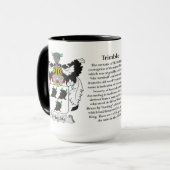 Trimble家族の紋章付き外衣 マグカップ (正面左)