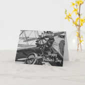 Trimotor 5-AT - Tin Goose Aircraft父の日 カード (黄色い花)