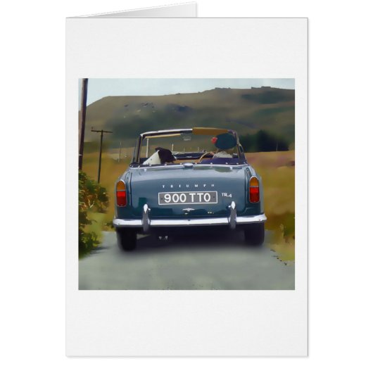 Trimph TR4カード (正面)