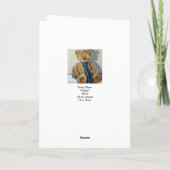 Trinaの食事による"ウォルター" カード (裏面)