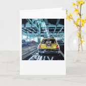 Trinaの食事による"タクシー" カード (黄色い花)