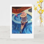 Trinaの食事による"プール#2" カード (黄色い花)