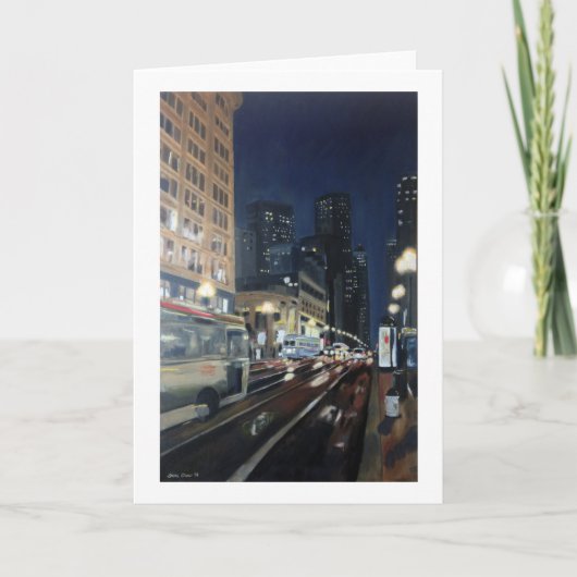 Trinaの食事による"マーケットストリート33番地" カード (正面)