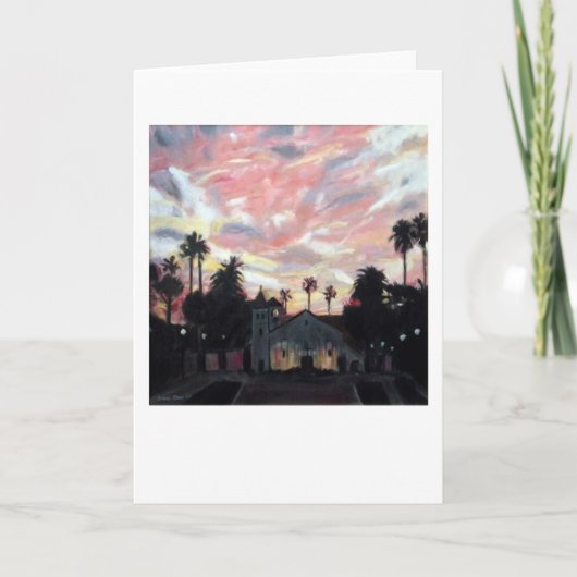 Trinaの食事による"代表団サンタクララ" カード (正面)