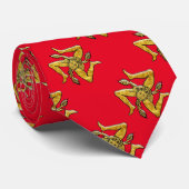 Trinacriaのシシリアの金ゴールドは個人化なります ネクタイ (ロール)