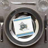 Trinacria of Sicily Sicilia Blue and Yellow