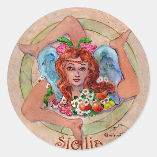 Trincircle2 ラウンドシール (正面)