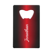 Trini 2Dボーン（名前を付ける） クレジットカード栓抜き (正面)