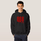 Trini Area Code Hoodie 868 パーカ (正面フル)